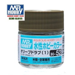 MR HOBBY : VERDE OLIVA GRISACEO  10 ml Acrilico