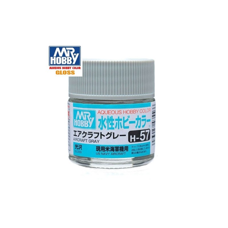 MR HOBBY : AIRCRAFT GRAY  10 ml Acrilico