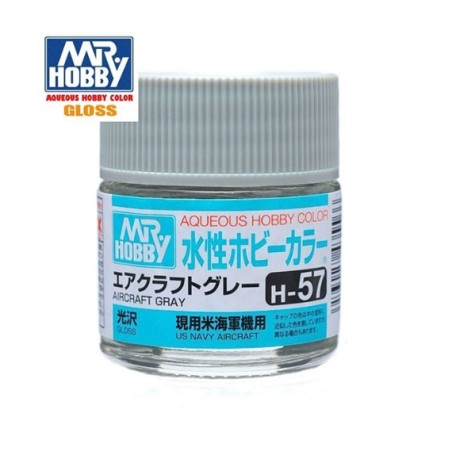 MR HOBBY : AIRCRAFT GRAY  10 ml Acrilico