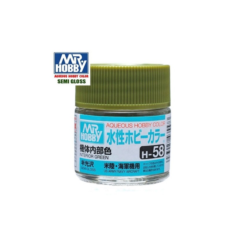 MR HOBBY : VERDE INTERIOR U.S. ARMY  10 ml Acrilico