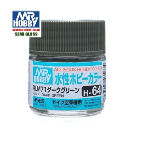 MR HOBBY : DARK GREEN RLM71  10 ml Acrilico