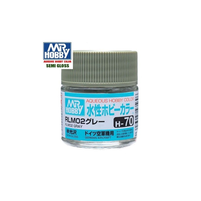 MR HOBBY : GRIS GERMAN AIRCRAFT  RLM02  10 ml Acrilico