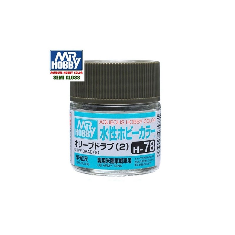 MR HOBBY : OLIVE DRAB II - US ARMY TANK   10 ml Acrilico