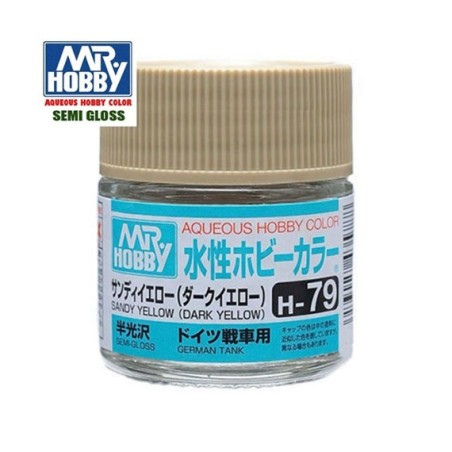 MR HOBBY : AMARILLO ARENA OSCURO - DARK YELLOW   10 ml Acrilico