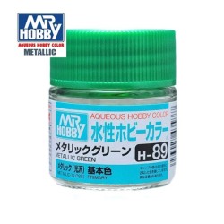 MR HOBBY : VERDE METALICO BRILLO 10 ml Acrilico