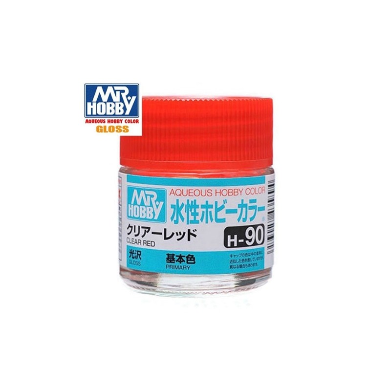MR HOBBY : CLEAR RED  10 ml Acrilico
