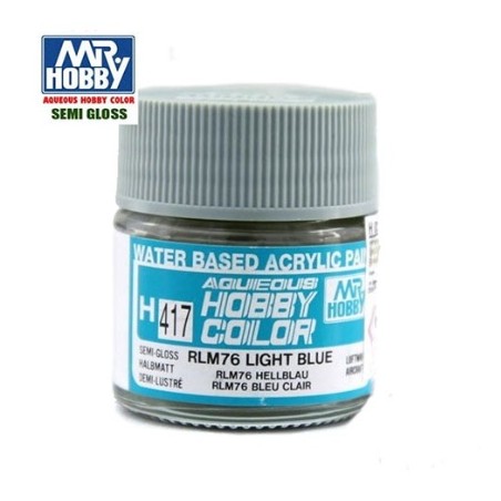 MR HOBBY : LIGHT BLUE  RLM76  10 ml Acrilico