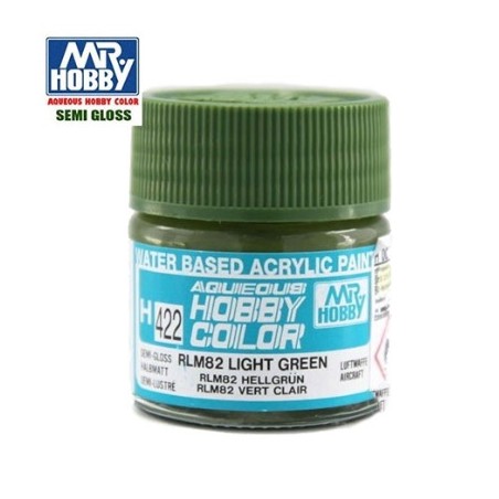 MR HOBBY : LIGHT GREEN  RLM82  10 ml Acrilico