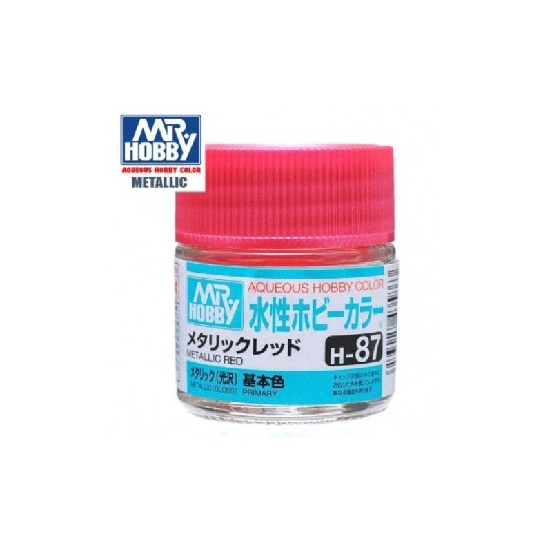MR HOBBY : ROJO METALICO BRILLO 10 ml Acrilico