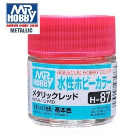 MR HOBBY : ROJO METALICO BRILLO 10 ml Acrilico