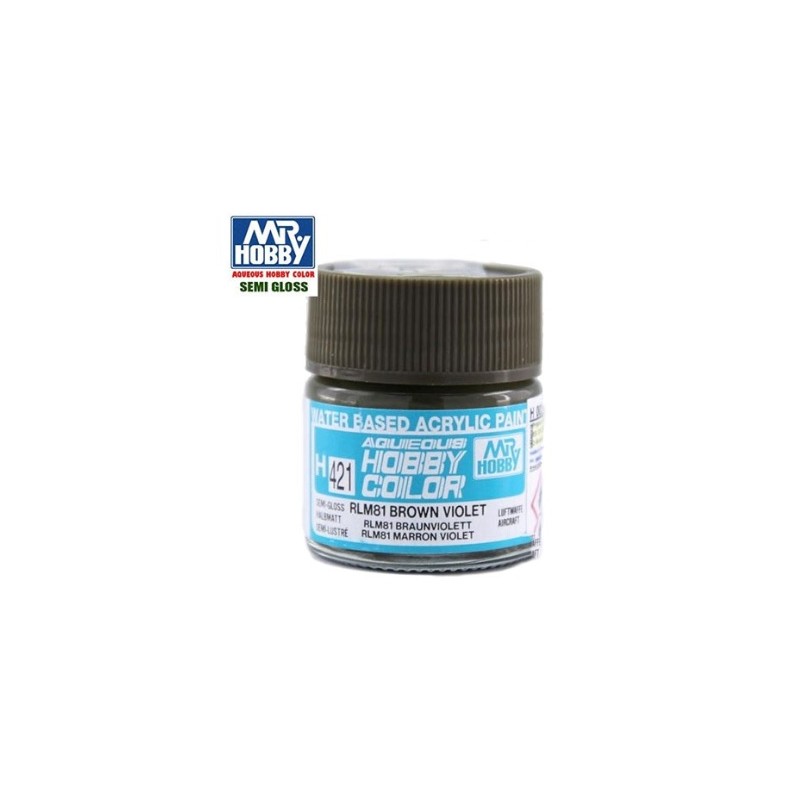 MR HOBBY : GRIS OLIVA  RLM81  10 ml Acrilico