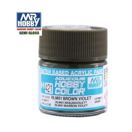 MR HOBBY : GRIS OLIVA  RLM81  10 ml Acrilico