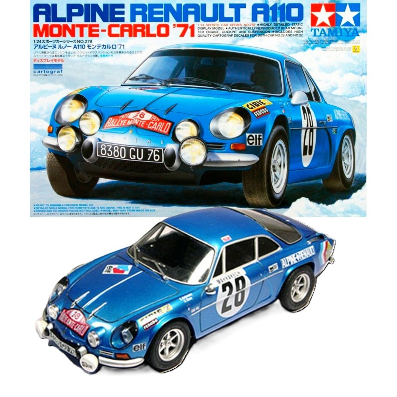 TAMIYA : ALPINE RENAULT A110 escala 1:24