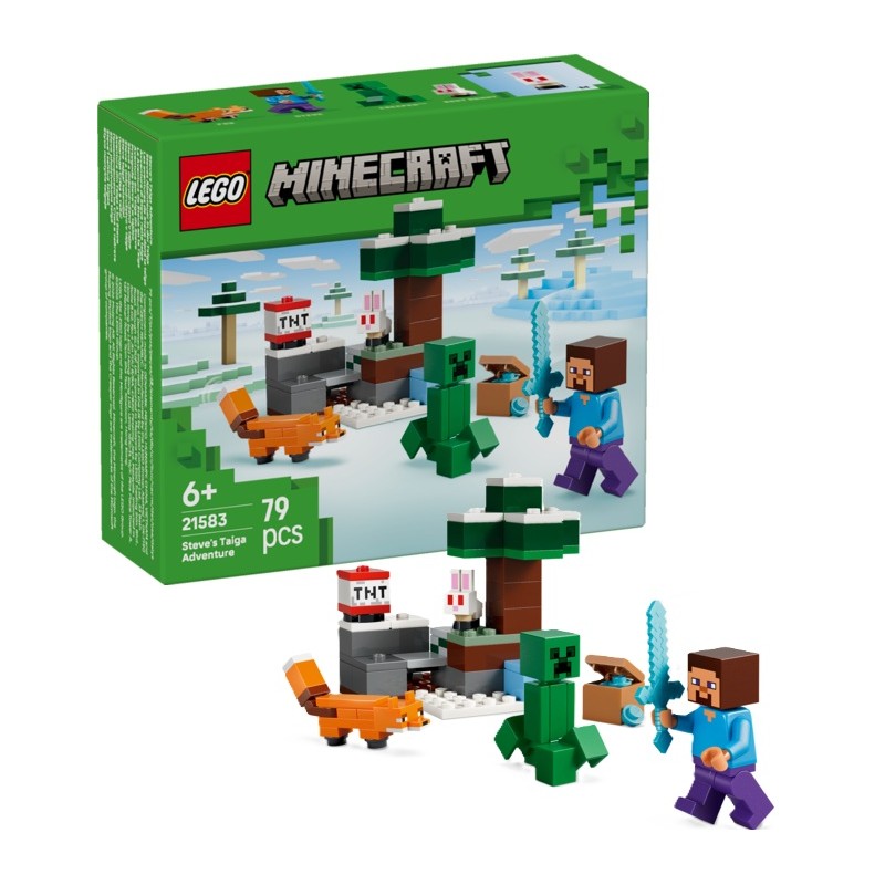 LEGO Minecraft : LA AVENTURA DE STEVE EN LA TAIGA