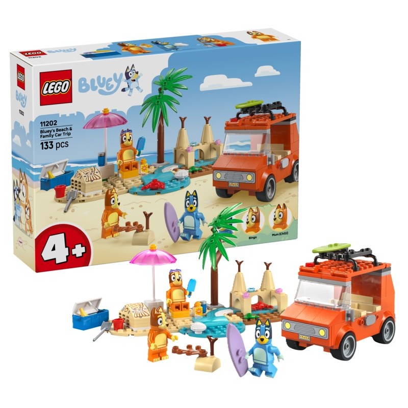 LEGO DUPLO BLUEY : Excursión Familiar a la Playa de Bluey