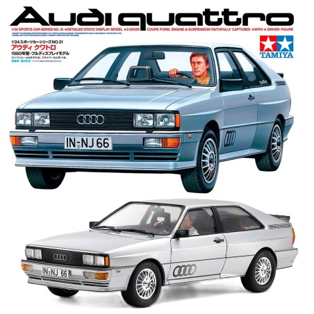 TAMIYA : AUDI QUATTRO  Escala 1:24