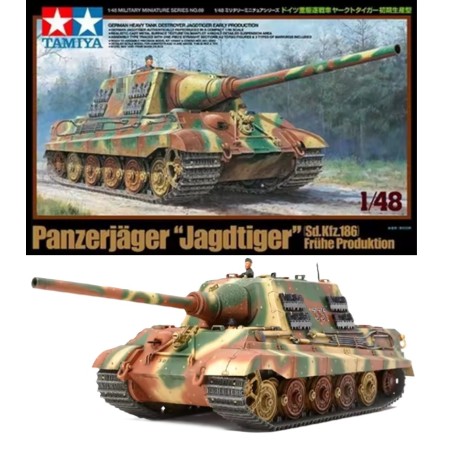 TAMIYA : JADTIGER EARLY PROD.    escala 1:48