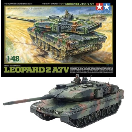 TAMIYA: LEOPARD 2 A7V   escala 1:48