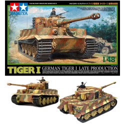 TAMIYA : German Tiger I Late Productions   escala 1:48