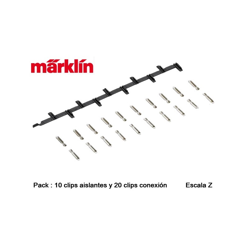 MARKLIN : 20 BRIDAS UNION + 10 DE AISLAMIENTO escala Z