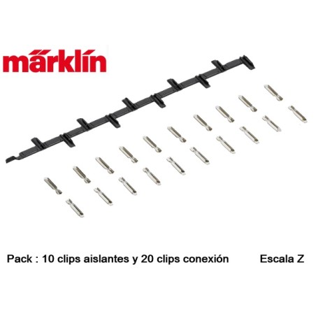 MARKLIN : 20 BRIDAS UNION + 10 DE AISLAMIENTO escala Z