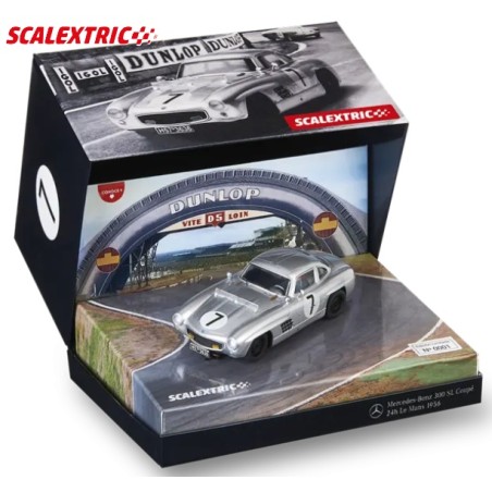SCALEXTRIC ORIGINAL : Mercedes 300 SL Coupe 24 h LeMans 56   Escala 1:32