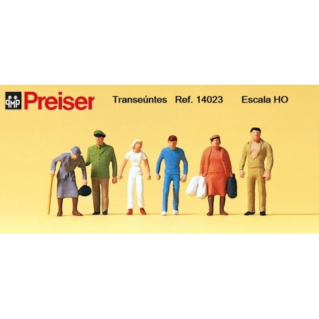 PREISER : TRANSEUNTES   escala HO