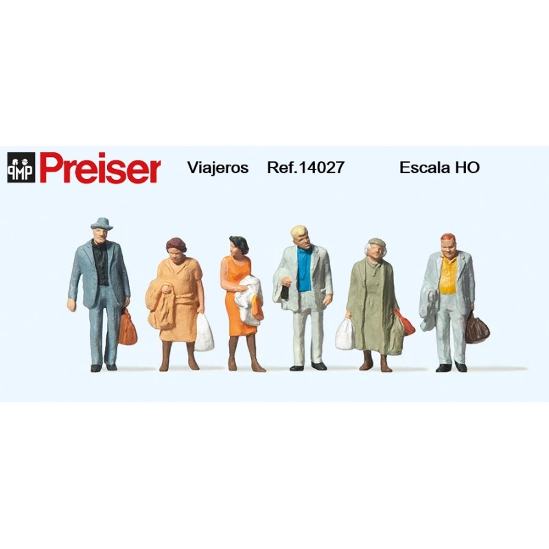 PREISER : VIAJEROS   escala HO
