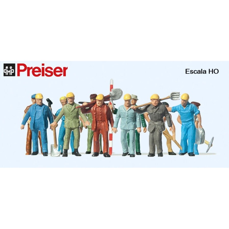 PREISER : OBREROS VIA   escala HO