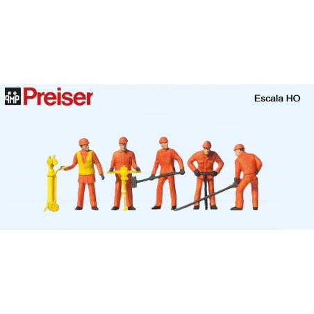 PREISER : OBREROS VIA   escala HO