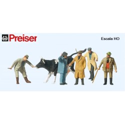 PREISER : COMERCIANTES DE GANADO  escala HO