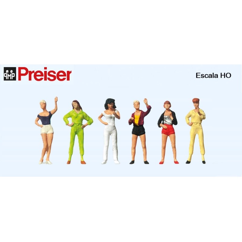 PREISER : FIGURAS JOVENES   escala HO