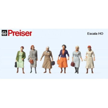 PREISER : FIGURAS  MUJERES  escala HO