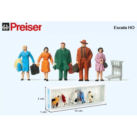 PREISER : VIAJEROS  escala HO