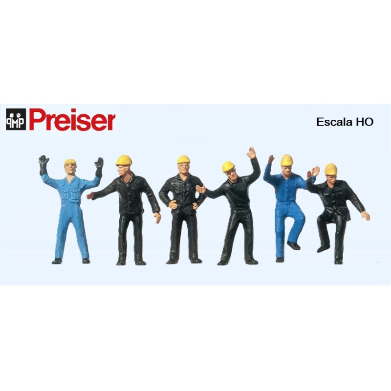 PREISER : OBREROS  escala HO