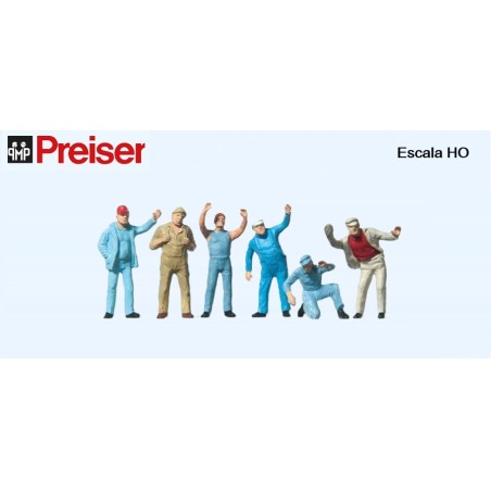 PREISER : FIGURAS OPERARIOS  escala HO