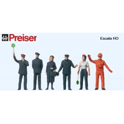 PREISER : FERROVIARIOS  escala HO
