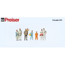 PREISER : FIGURAS ESPECTADORES  escala HO