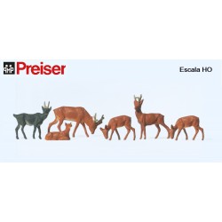 PREISER : CIERVOS  escala HO