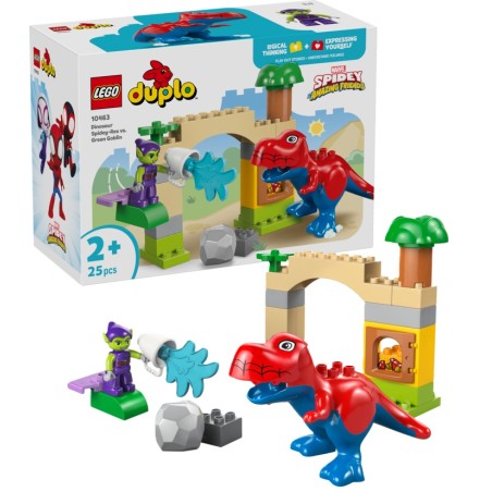 LEGO DUPLO : Dinosaurio Spidey-Rex vs. Duende Verde
