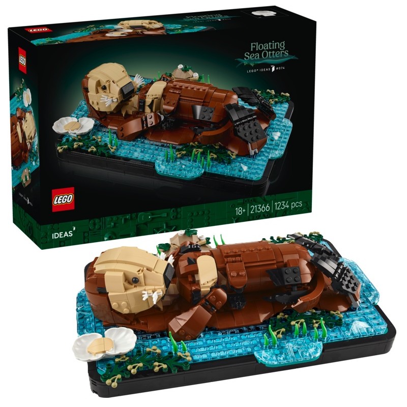 LEGO ICONS : Nutrias Marinas a Flote