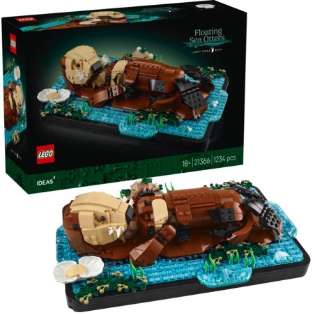 LEGO ICONS : Nutrias Marinas a Flote