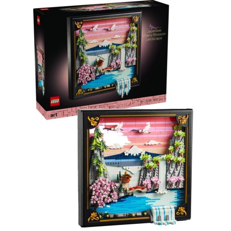 LEGO Art : Paisaje Japonés con Cerezos en Flor (31218)