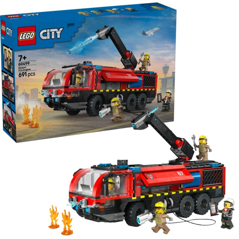 LEGO CITY : Camión de Bomberos Aeroportuario