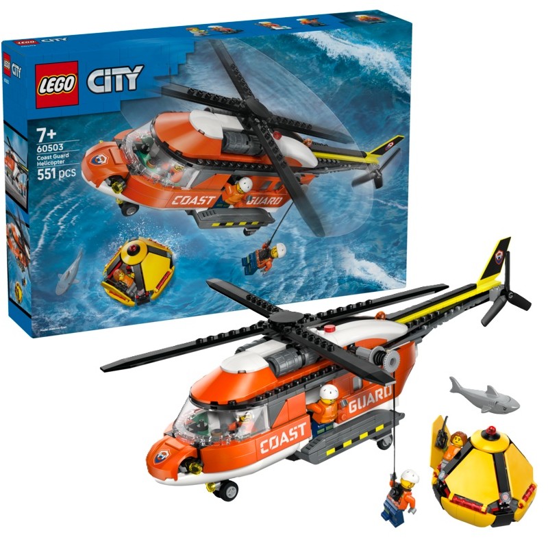LEGO CITY : Helicóptero de Guardacostas