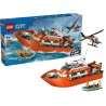 LEGO CITY : Barco y Helicóptero de Rescate de Guardacostas (60504)