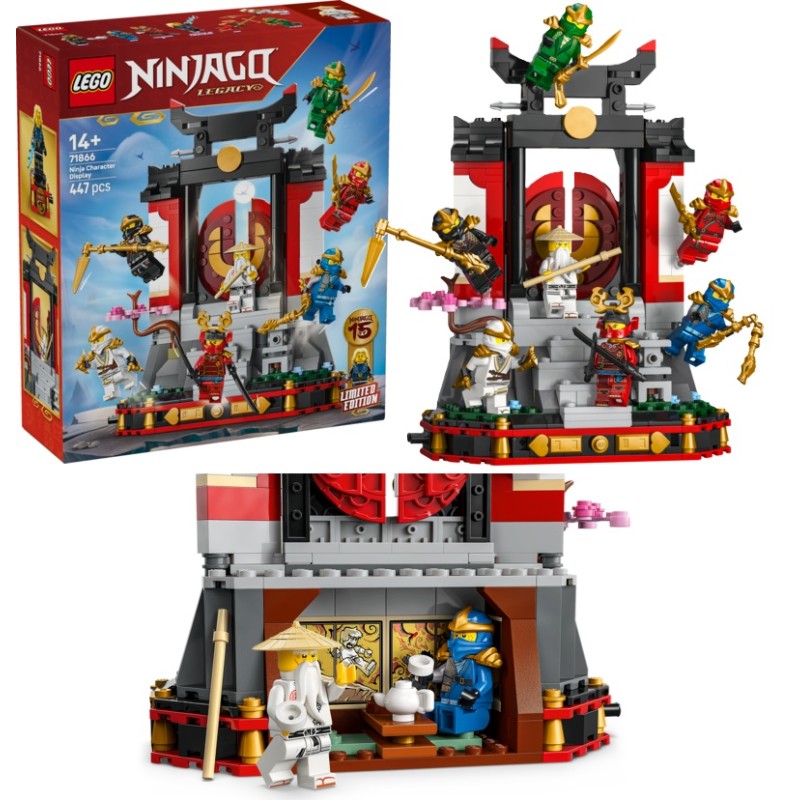 LEGO NINJAGO Exposición de Personajes Ninja: 15 Aniversario (71866)