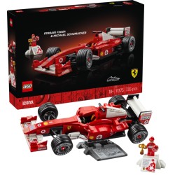 LEGO ICONS : Ferrari F2004 y Michael Schumacher (11375)