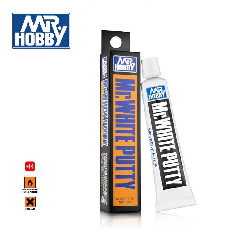 MR HOBBY : Masilla Putti White 25 ml