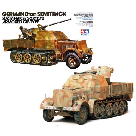TAMIYA: TANQUE SEMI-ORUGA FLAK 37SDKFZ 72  escala 1:35